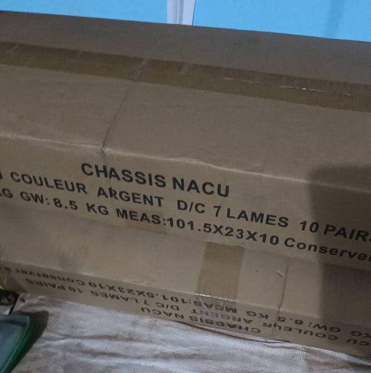 Châssis de 7 lames